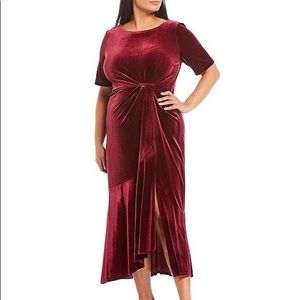Gorgeous Wine Colored Velvet Dress